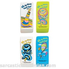 Raymond Geddes Dr. Seuss Oh The Places Beveled Eraser 48 Pack 68300